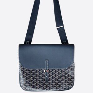 Goyard Navy Coursier Messenger Bag